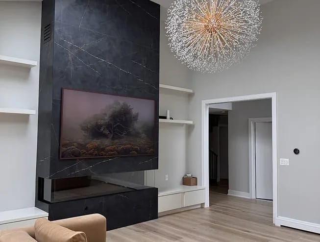 Custom home — Upsala Court — view 1